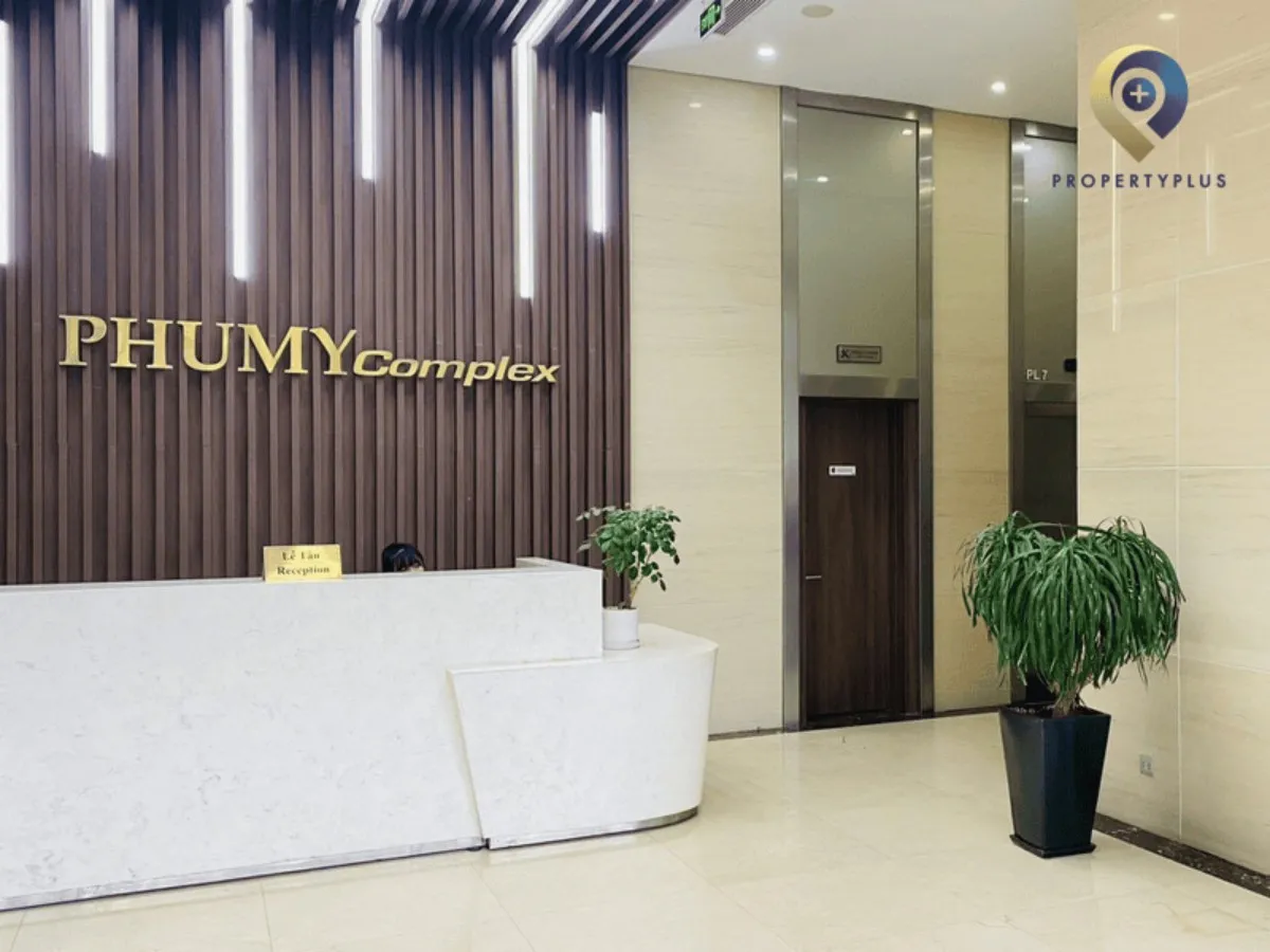 Quầy lễ tân tòa nhà N01-T4 Phú Mỹ Complex